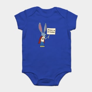 Obstacle bunny Baby Bodysuit